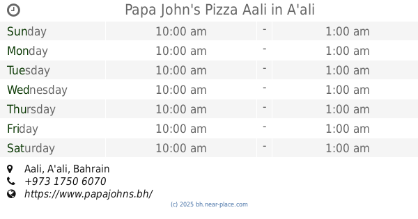 Papa John's - Hamala